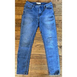 Free People Jeans Women 28 Light Blue Wash High Waist Skinny Soft 61855-16515125